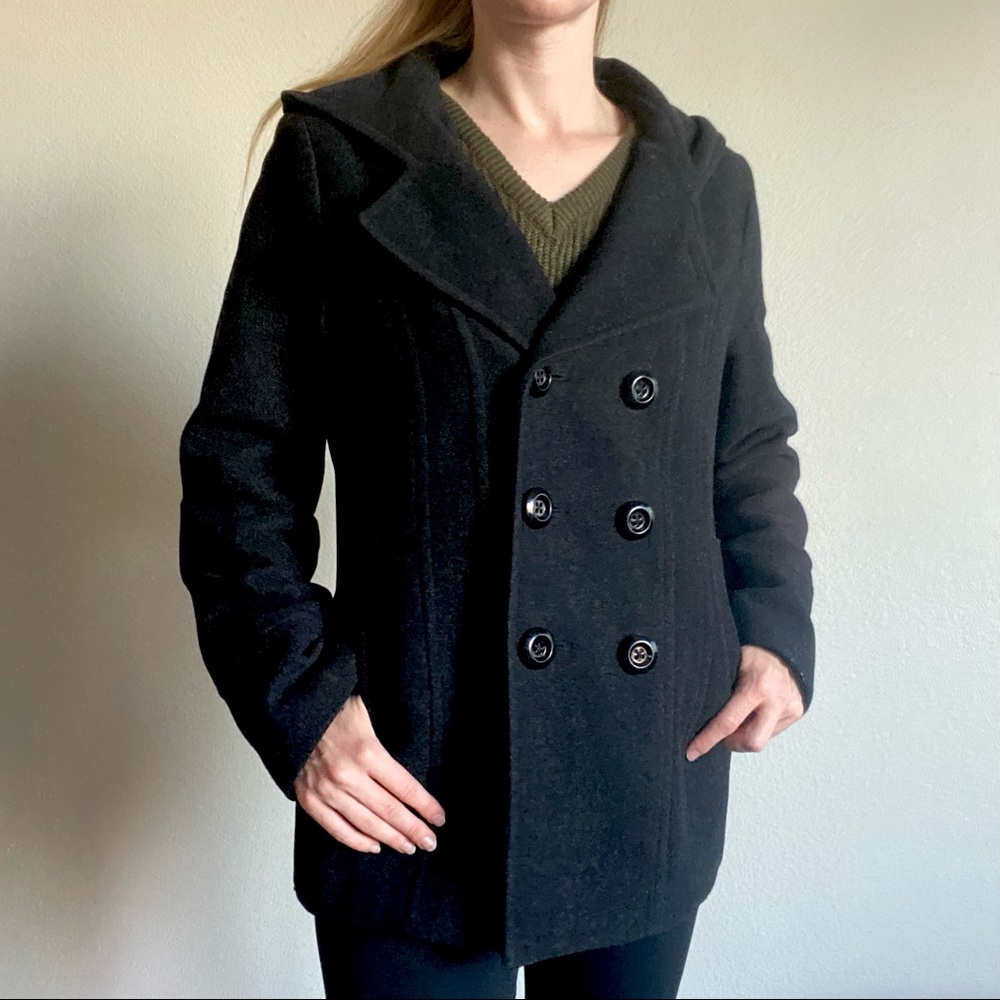 Retro Wool Pea Coat